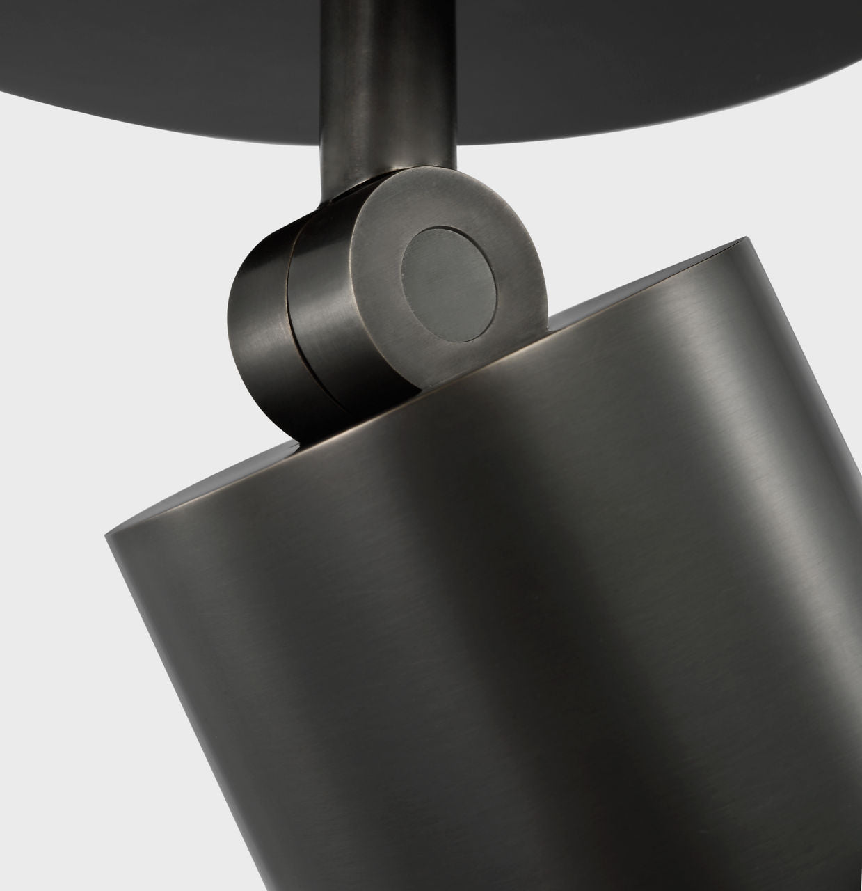 Precision 3" Directional Monopoint Flush Mount | Bronze | White Glass