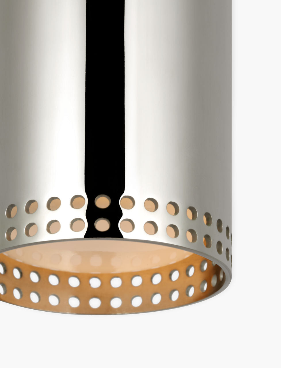 Precision 3" Directional Monopoint Flush Mount | Polished Nickel | White Glass