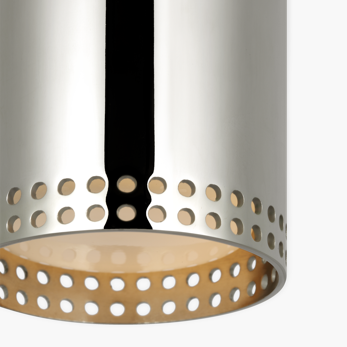 Precision 3" Directional Monopoint Flush Mount | Polished Nickel | White Glass