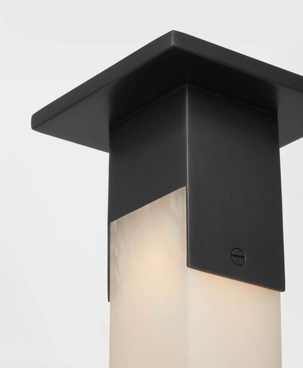 Covet Short Monopoint Flush Mount | Bronze | Alabaster
