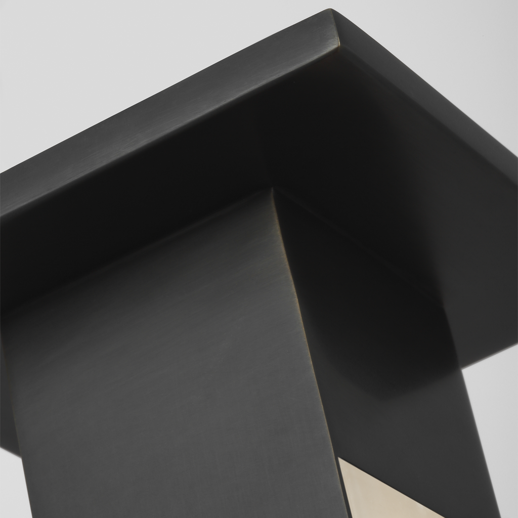Covet Short Monopoint Flush Mount | Bronze | Alabaster