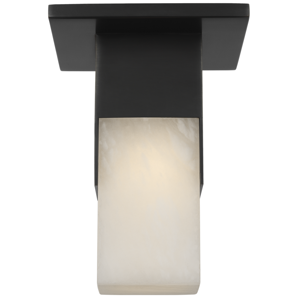 Covet Short Monopoint Flush Mount | Bronze | Alabaster