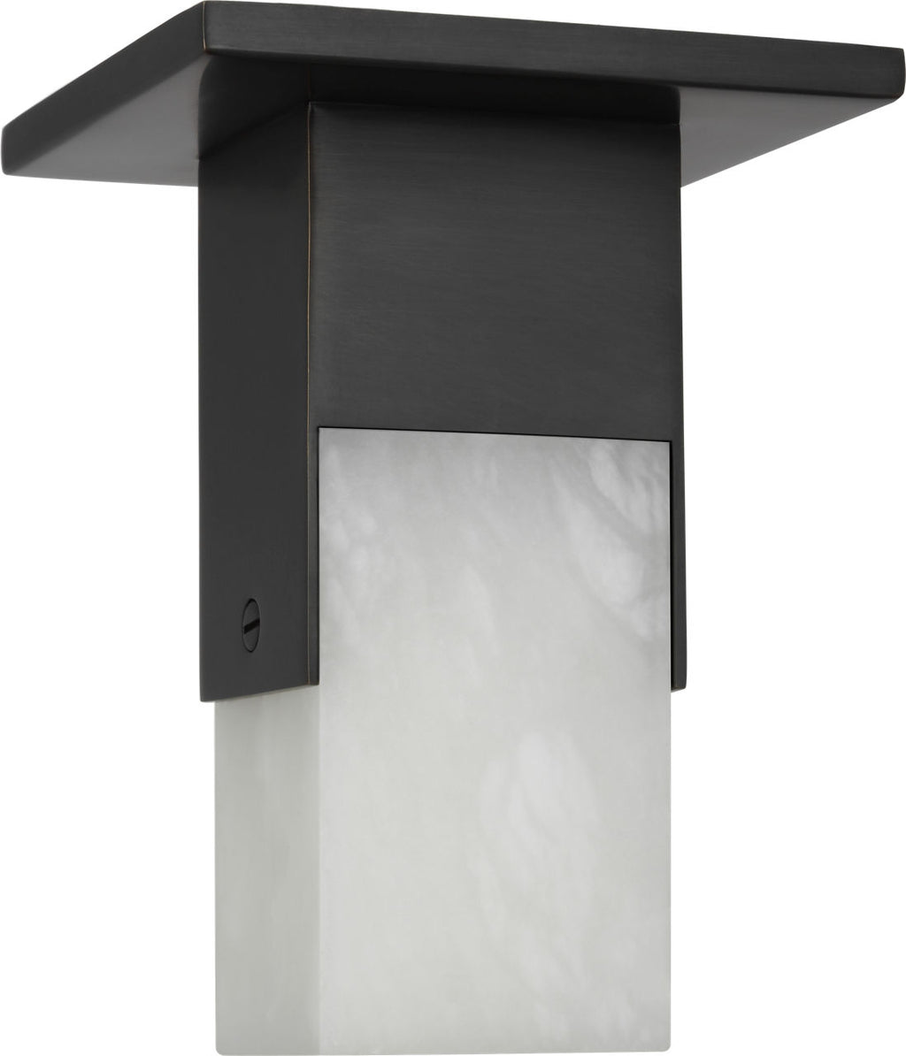 Covet Short Monopoint Flush Mount | Bronze | Alabaster