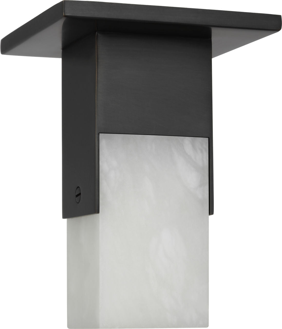 Covet Short Monopoint Flush Mount | Bronze | Alabaster