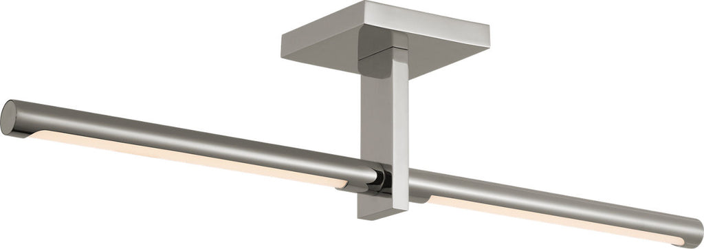 Axis 24" Linear Flush Mount | Polished Nickel