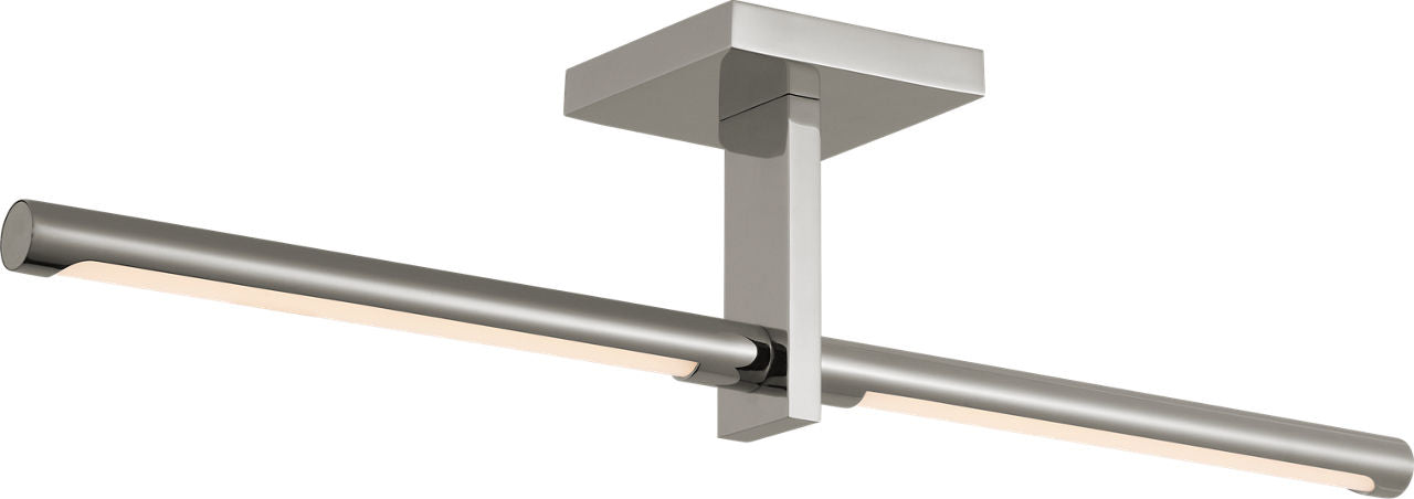 Axis 24" Linear Flush Mount | Polished Nickel