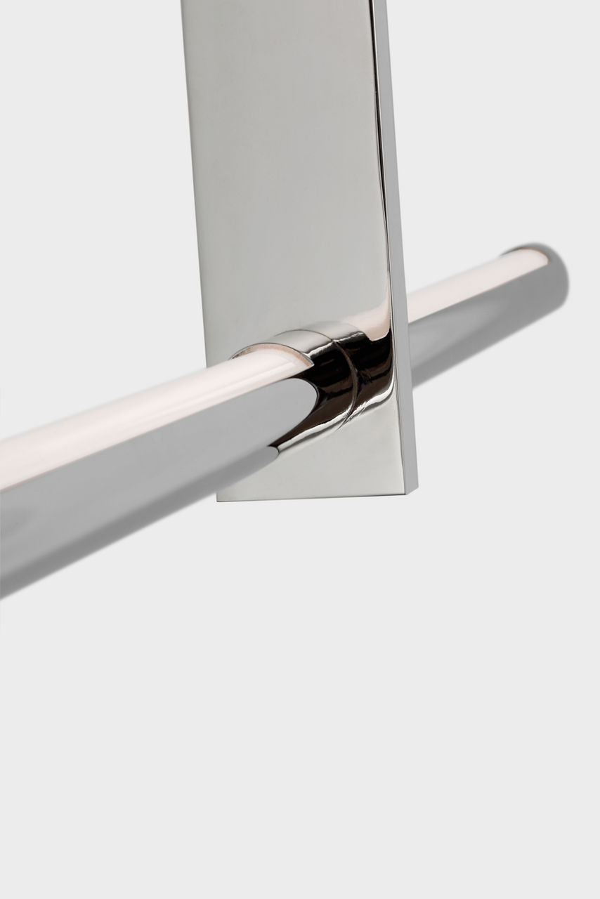 Axis 24" Linear Flush Mount | Polished Nickel