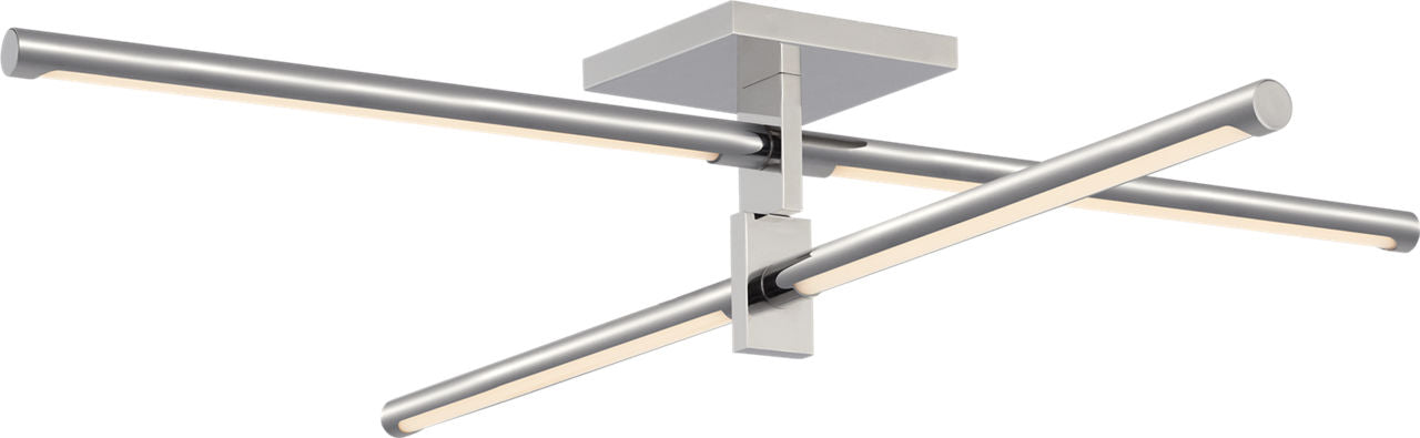 Axis 36" Flush Mount | Polished Nickel