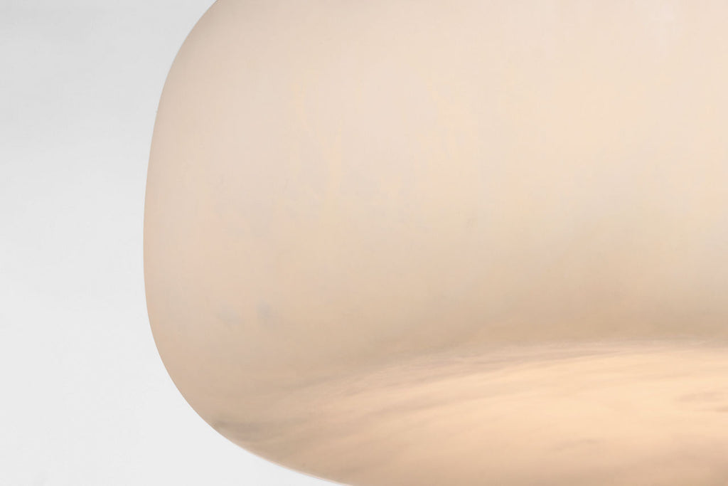 Formosa 17" Flush Mount | Alabaster and Bronze