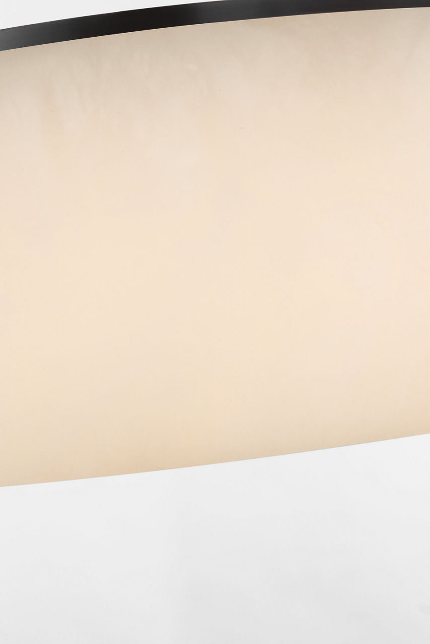 Formosa 17" Flush Mount | Alabaster and Bronze