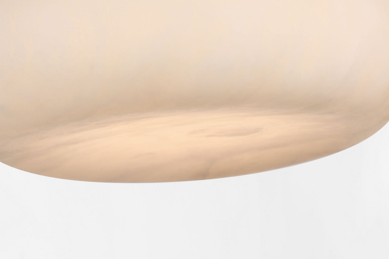 Formosa 17" Flush Mount | Alabaster and Bronze