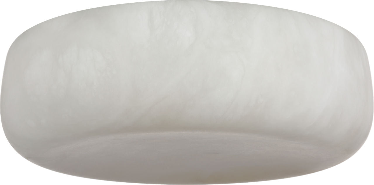 Formosa 17" Flush Mount | Alabaster and Bronze