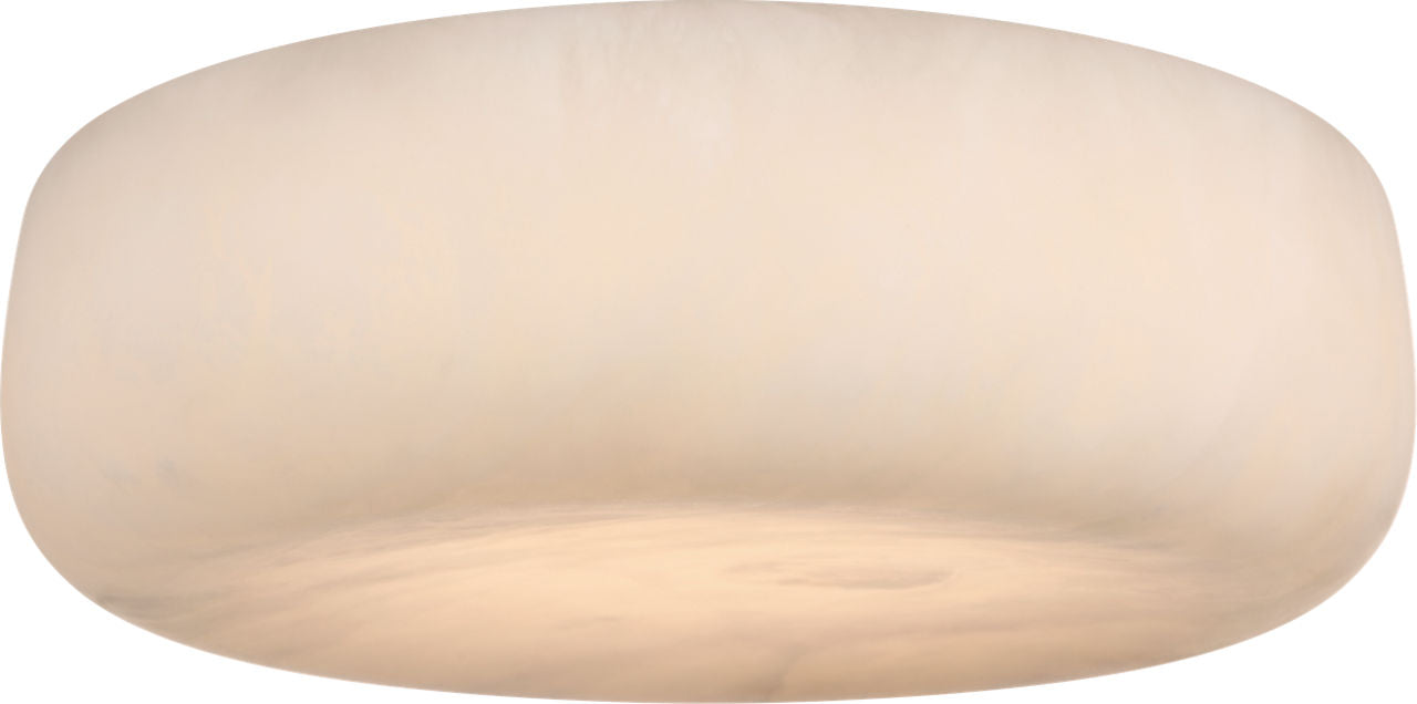 Formosa 17" Flush Mount | Alabaster and Bronze