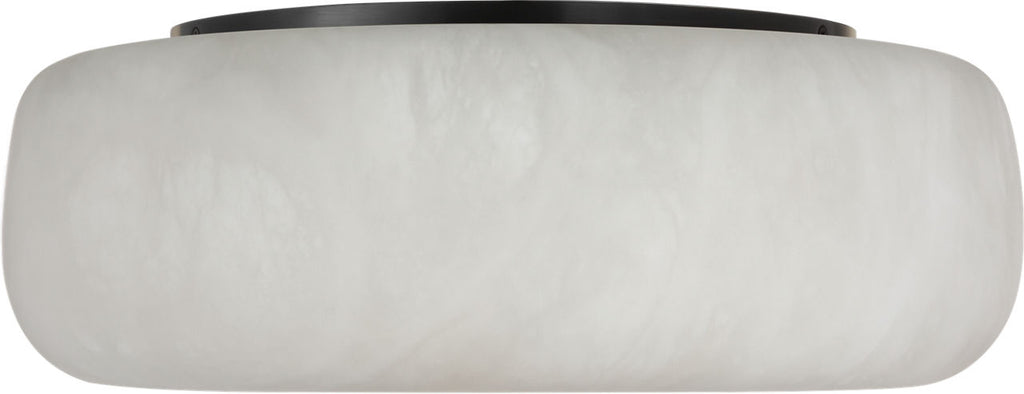 Formosa 17" Flush Mount | Alabaster and Bronze