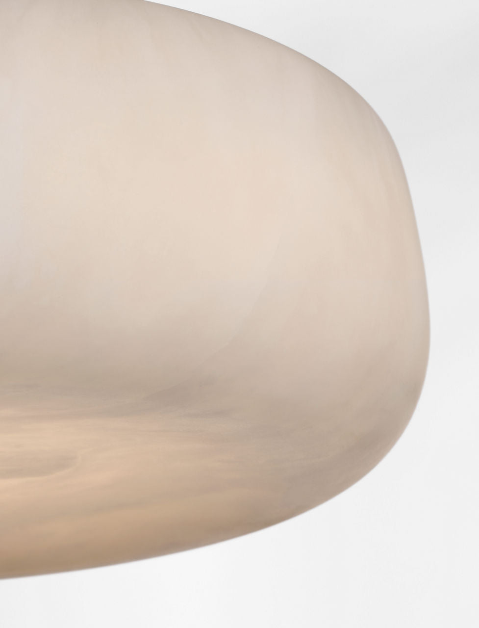 Formosa 17" Flush Mount | Alabaster and Polished Nickel