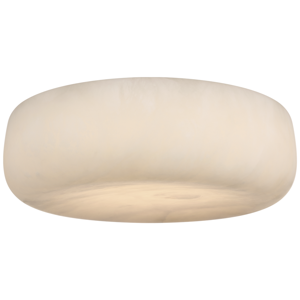 Formosa 17" Flush Mount | Alabaster and Polished Nickel
