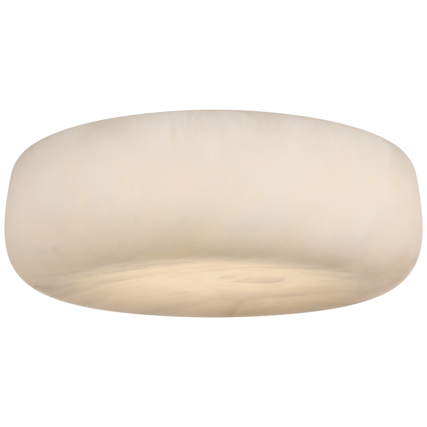 Formosa 17" Flush Mount | Alabaster and Polished Nickel