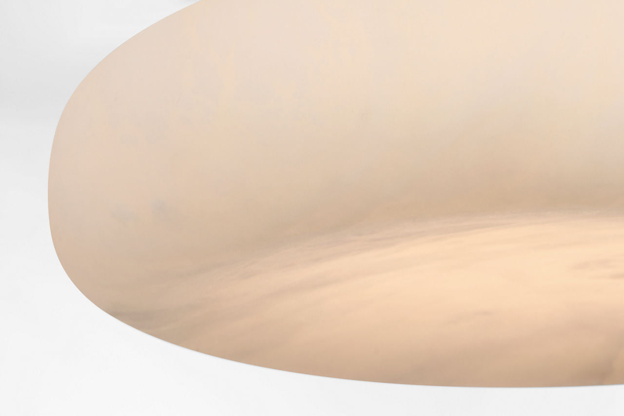 Formosa 22" Flush Mount | Alabaster and Antique-Burnished Brass