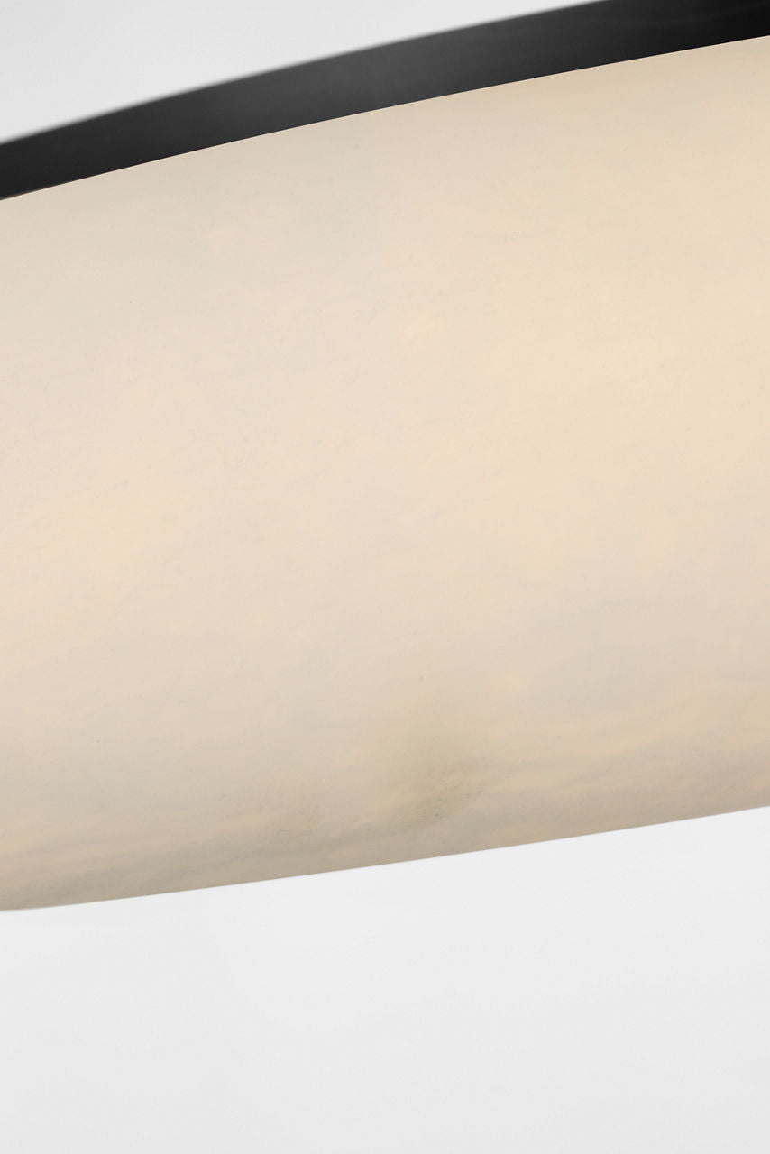 Formosa 22" Flush Mount | Alabaster and Bronze