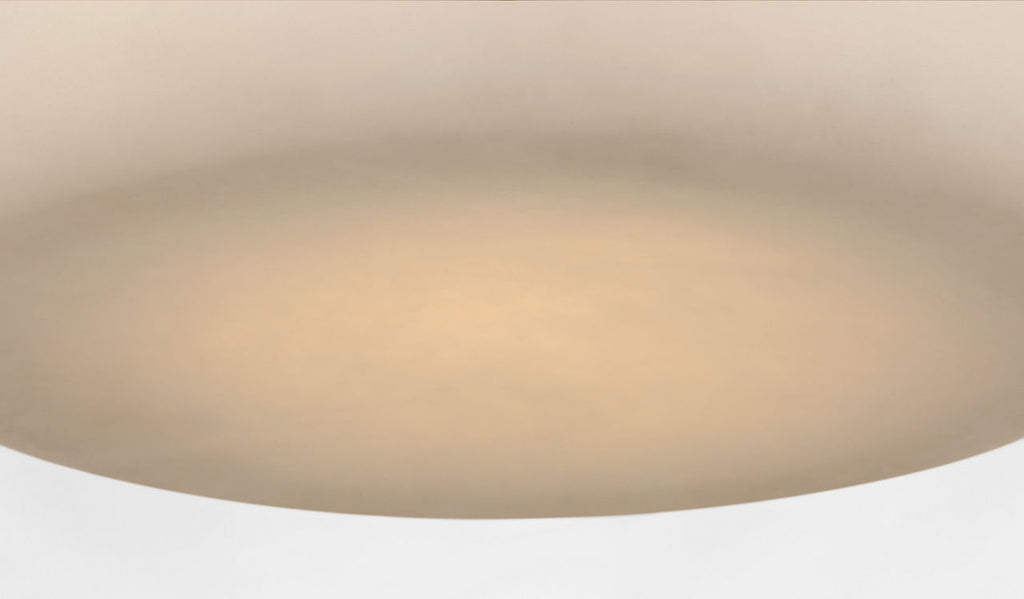 Formosa 22" Flush Mount | Alabaster and Bronze