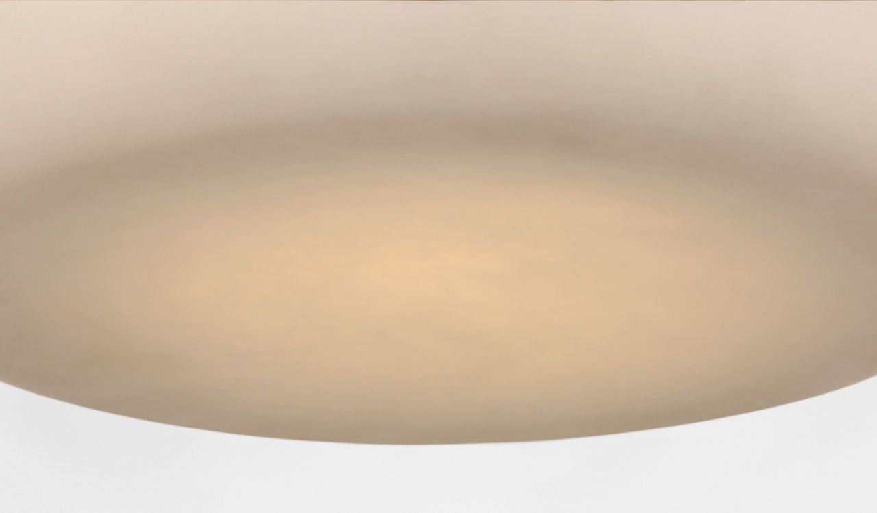 Formosa 22" Flush Mount | Alabaster and Bronze