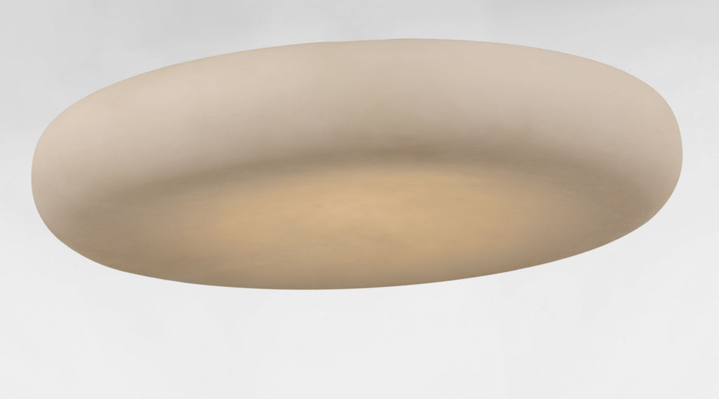 Formosa 22" Flush Mount | Alabaster and Bronze