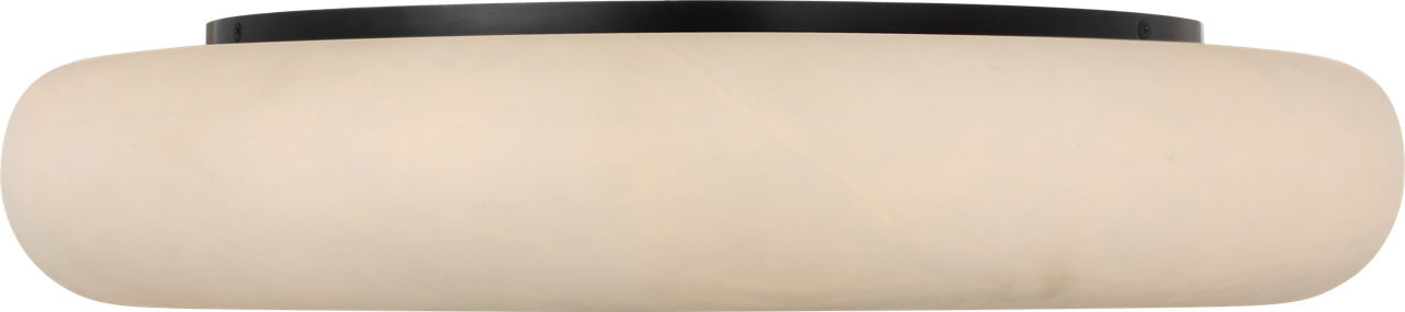 Formosa 22" Flush Mount | Alabaster and Bronze