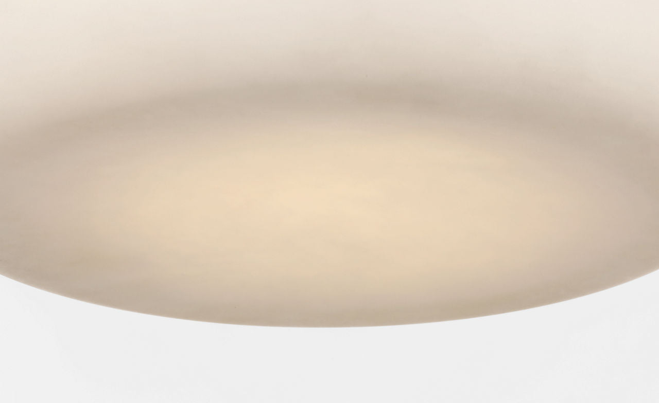 Formosa 22" Flush Mount | Alabaster and Polished Nickel