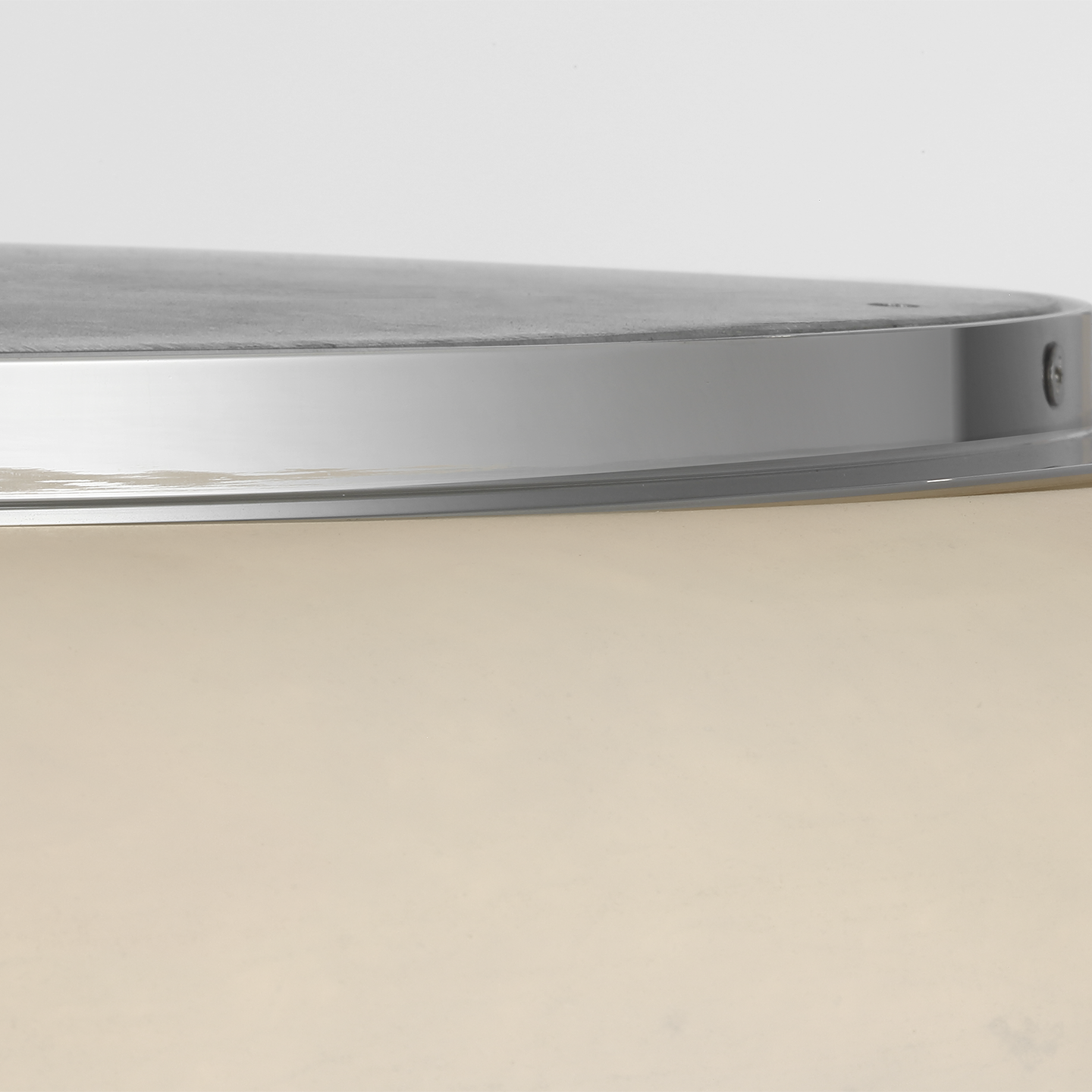 Formosa 22" Flush Mount | Alabaster and Polished Nickel