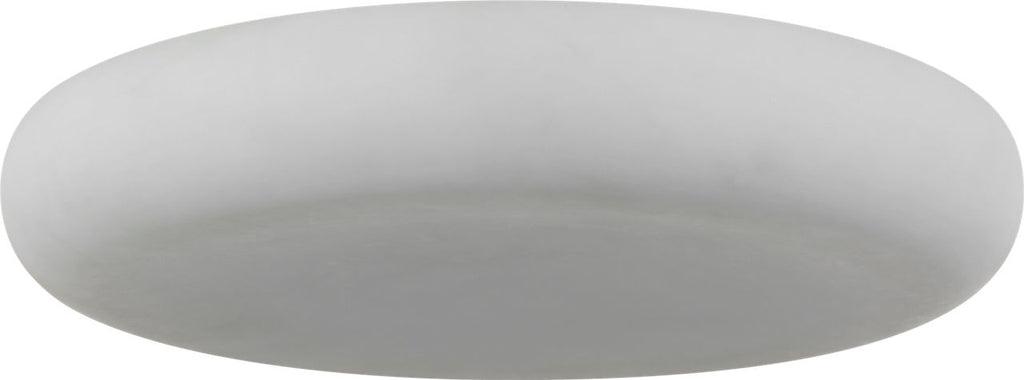 Formosa 22" Flush Mount | Alabaster and Polished Nickel