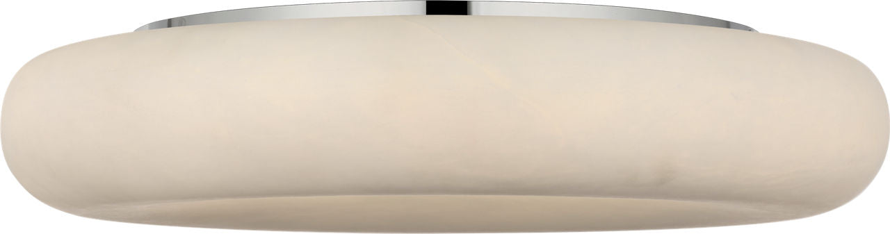 Formosa 22" Flush Mount | Alabaster and Polished Nickel