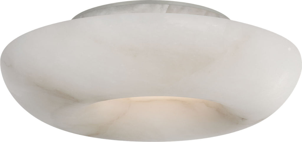 Cappello 10" Flush Mount | Alabaster and Polished Nickel