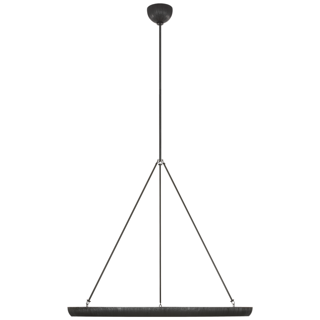 Utopia 42" Ring Chandelier | Aged Iron