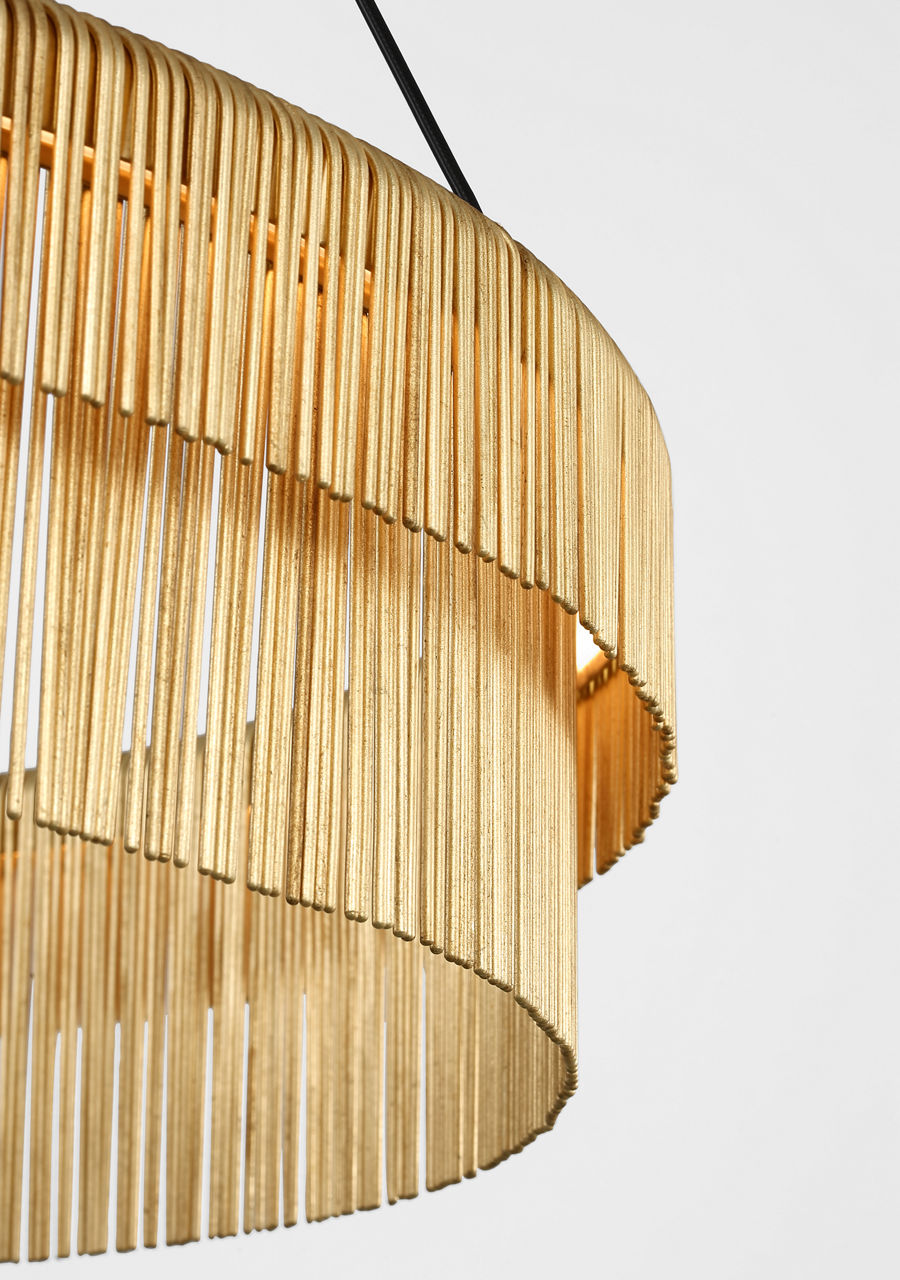 Differo 34" Layered Ring Chandelier | Gild