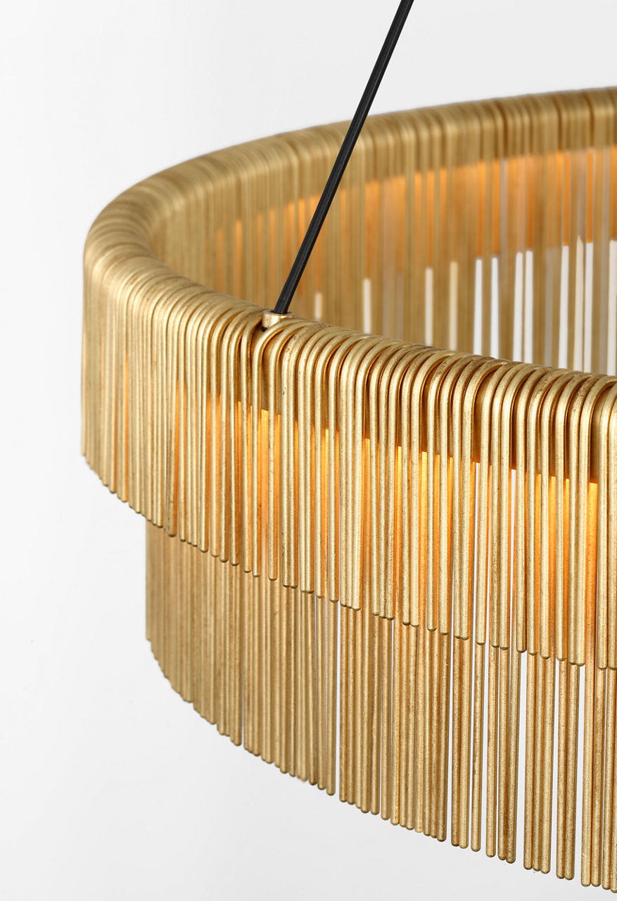 Differo 34" Layered Ring Chandelier | Gild