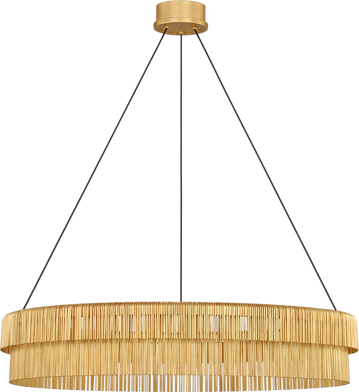 Differo 34" Layered Ring Chandelier | Gild