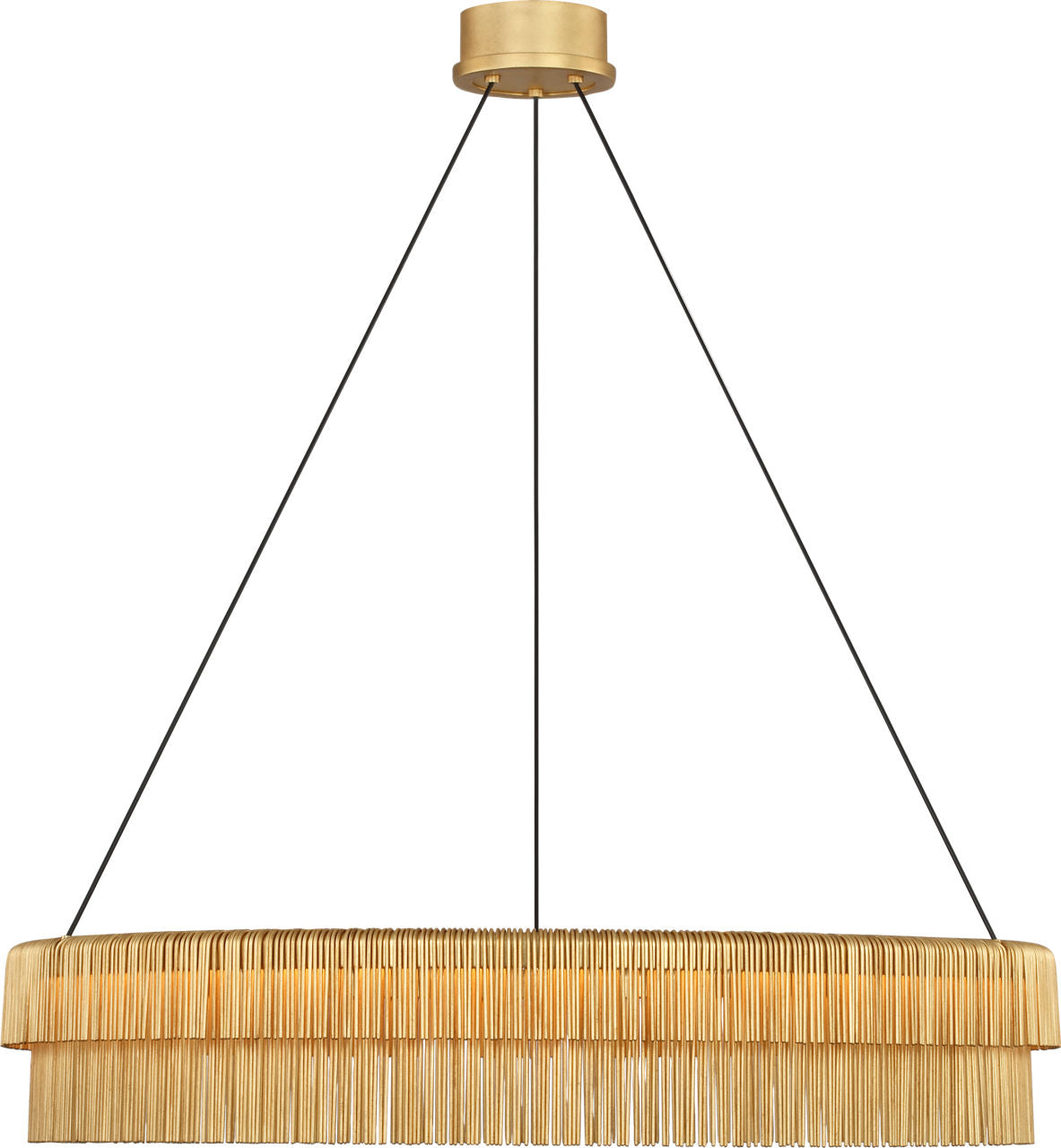 Differo 34" Layered Ring Chandelier | Gild