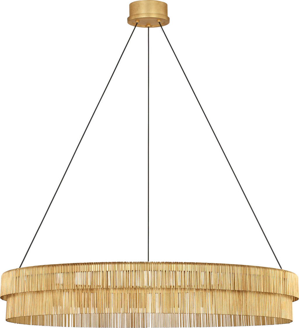 Differo 40" Layered Ring Chandelier | Gild