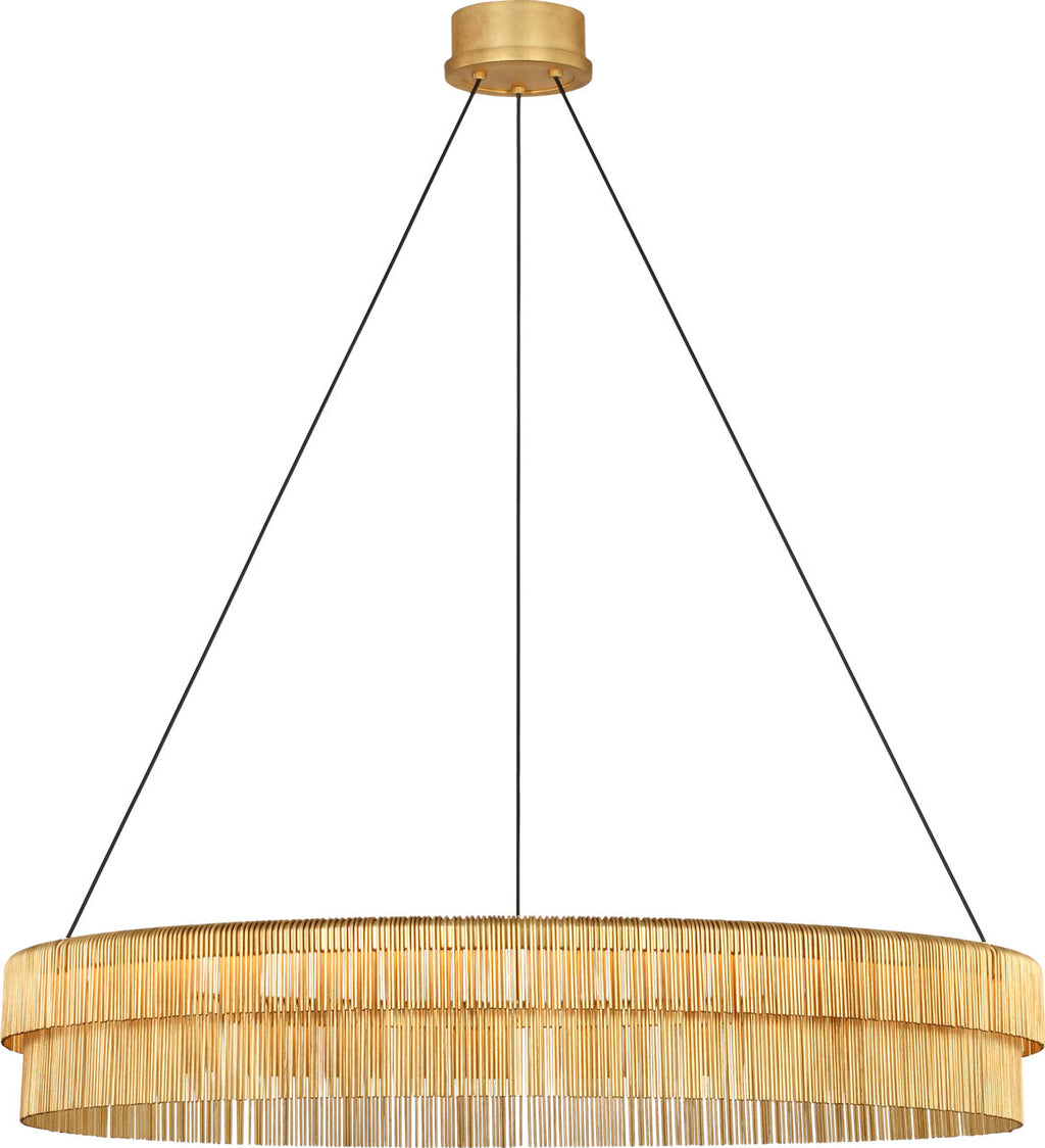 Differo 40" Layered Ring Chandelier | Gild