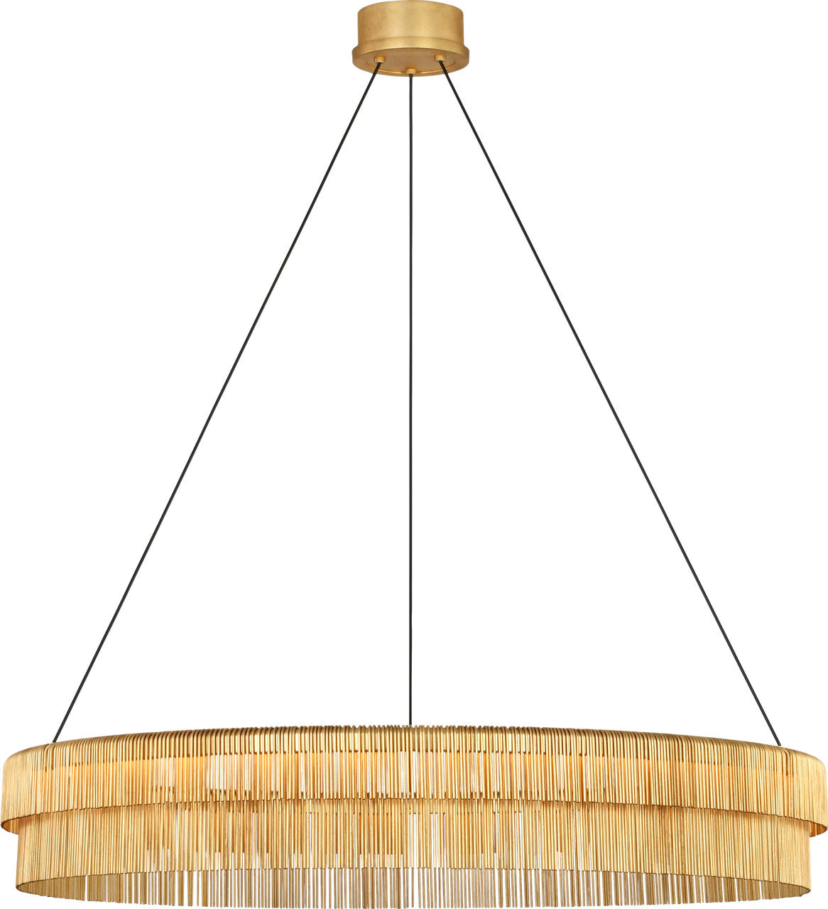 Differo 40" Layered Ring Chandelier | Gild