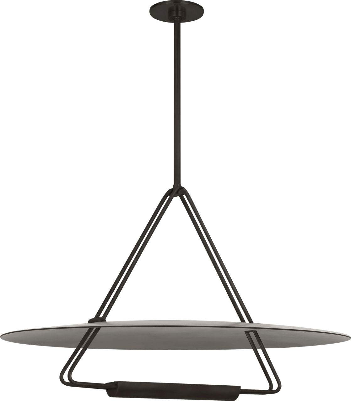 Teline 30" Round Chandelier | Matte Black