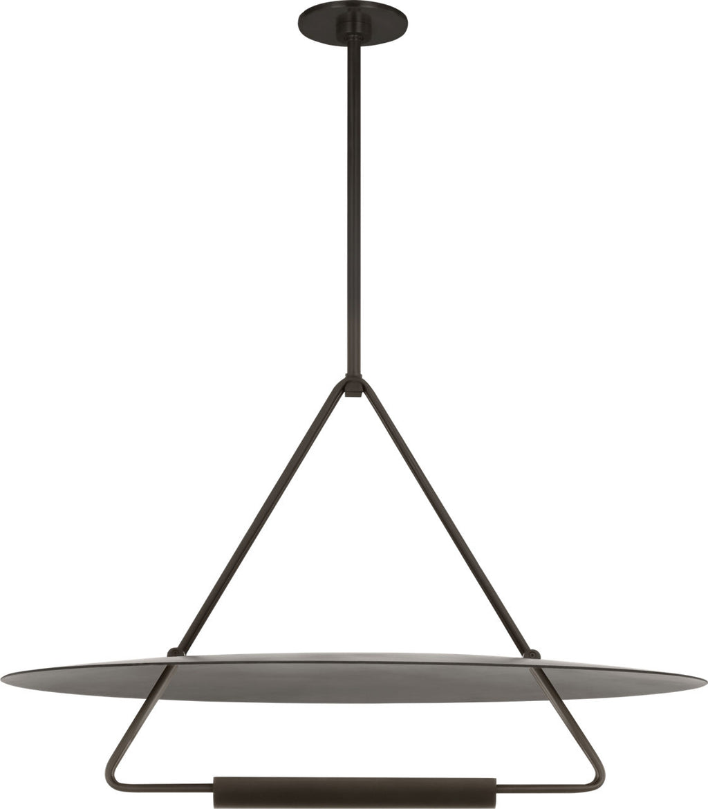 Teline 30" Round Chandelier | Matte Black