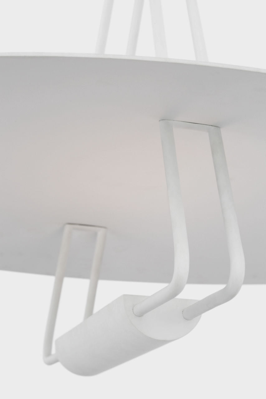 Teline 30" Round Chandelier | Matte White