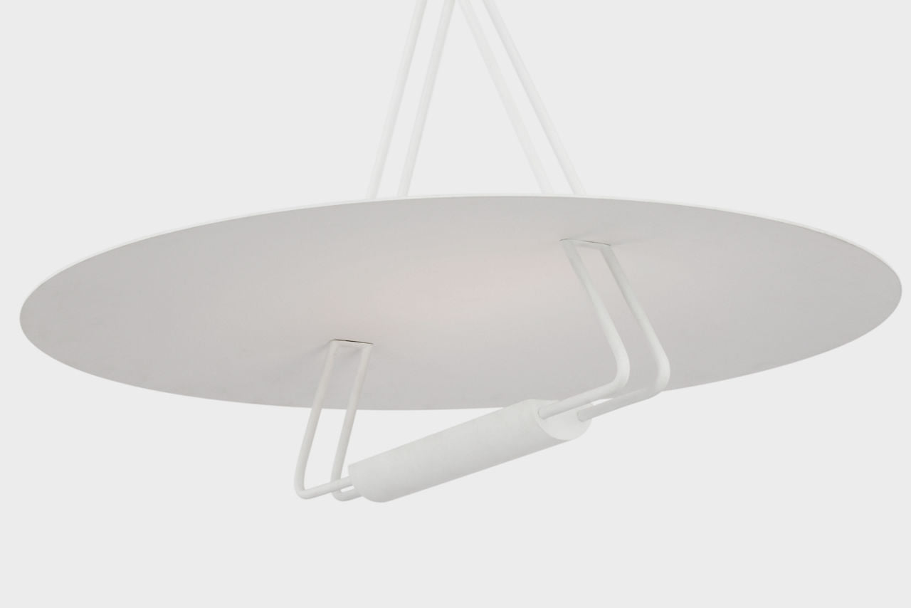 Teline 30" Round Chandelier | Matte White