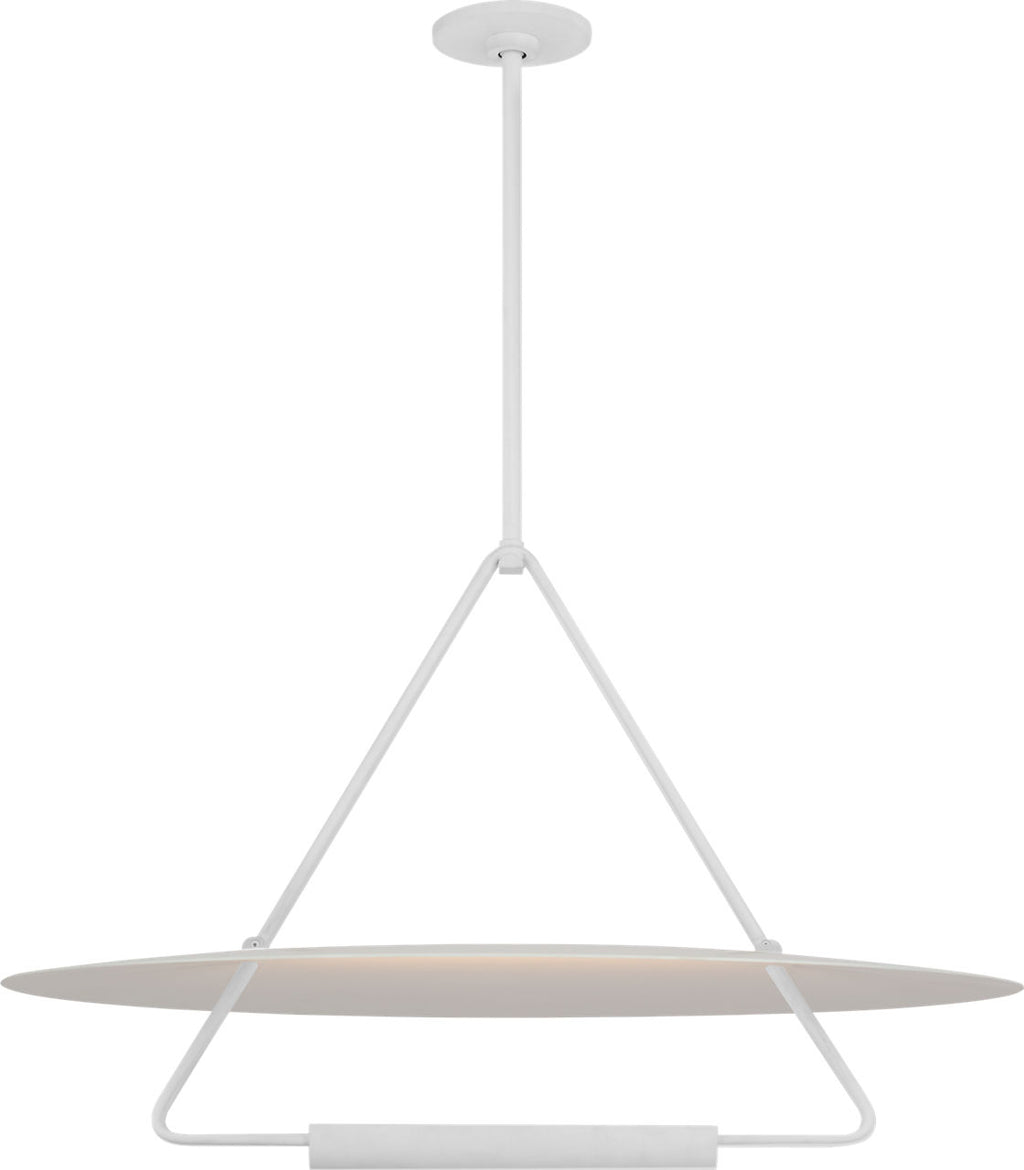 Teline 30" Round Chandelier | Matte White