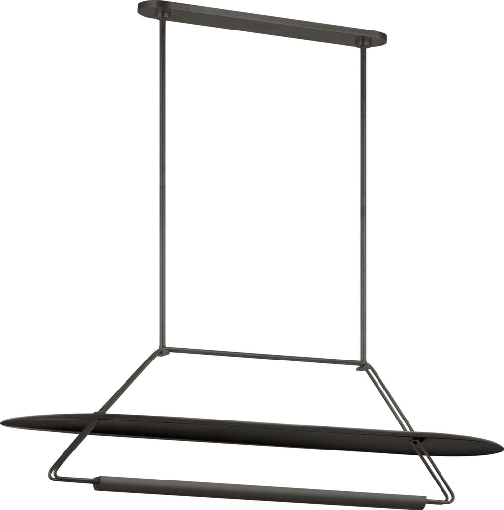 Teline 54" Oval Linear | Matte Black