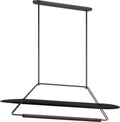 Teline 54" Oval Linear | Matte Black
