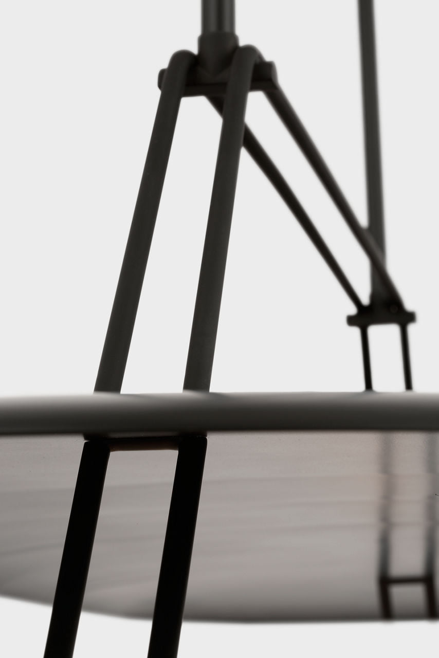 Teline 54" Oval Linear | Matte Black