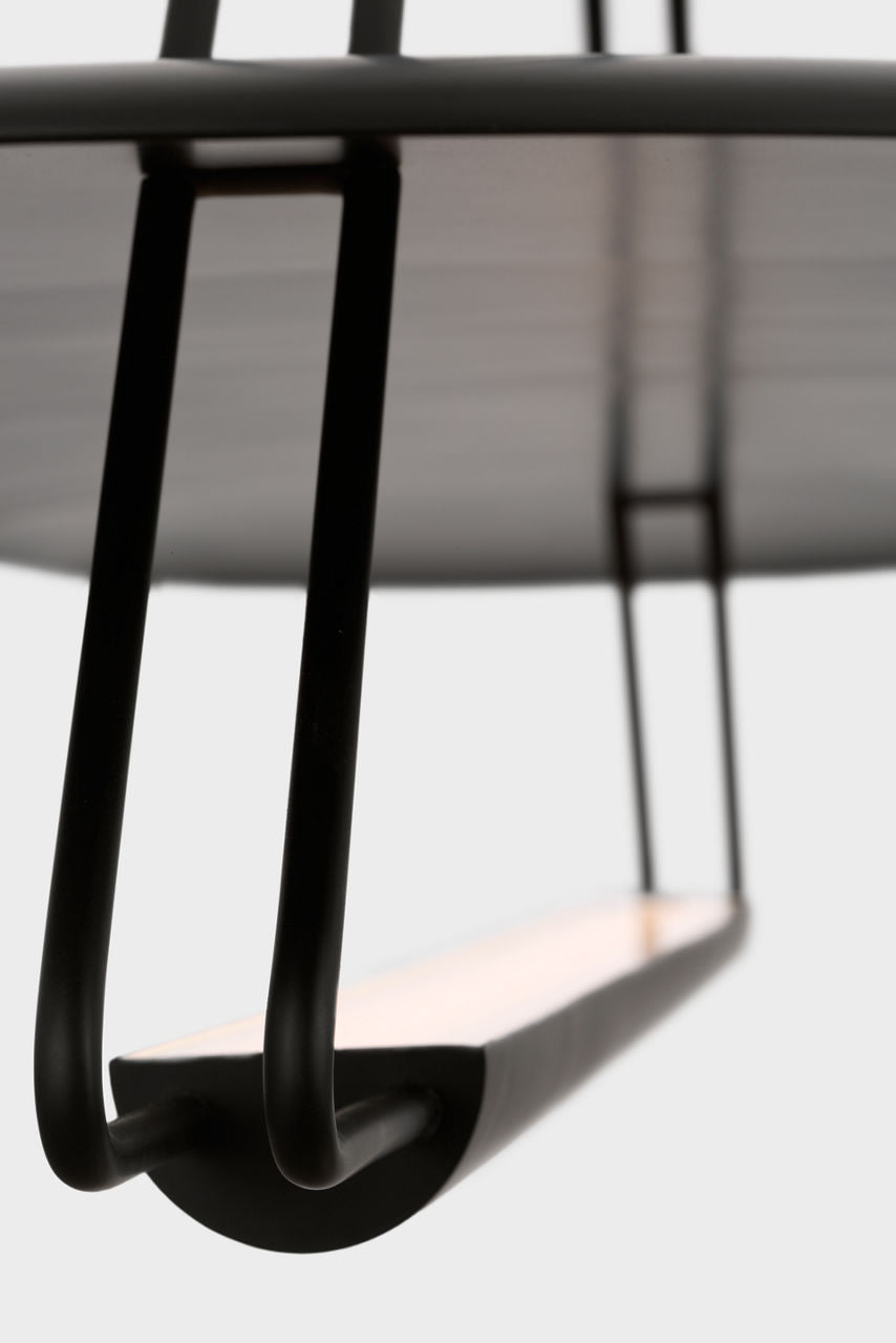 Teline 54" Oval Linear | Matte Black