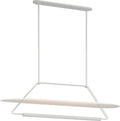 Teline 54" Oval Linear | Matte White